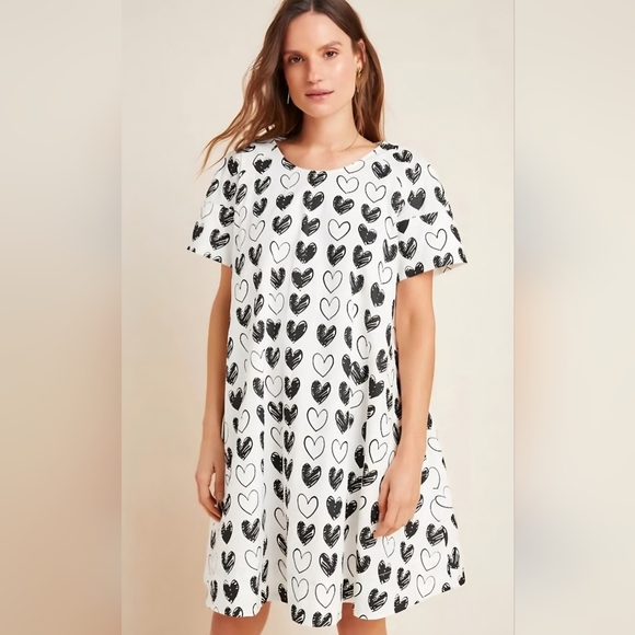 Anthropologie Porridge Dresses & Skirts - Anthropologie Porridge Heart Patterned Dress